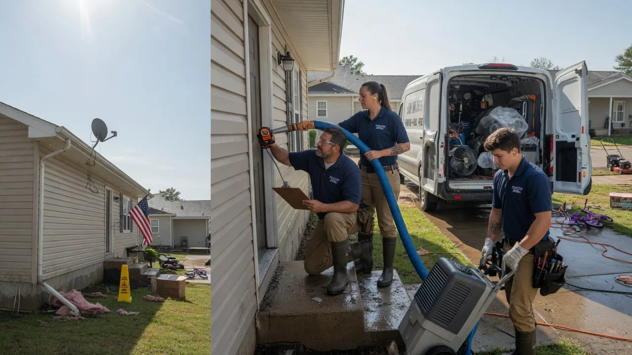 Ceiling Water Damage Restoration in Youngsville, LA near me